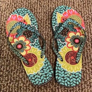 Vera Bradley flip flops